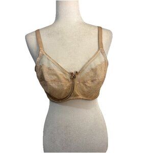 Wacoal Lace Wired Nude Color Bra Women 40C